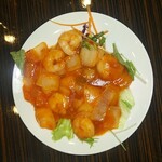 北酒場 八王子 - エビチリめっちゃ辛いよ〜
