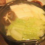 安兵衛 - 湯豆腐（６８０円）