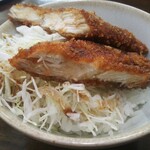 金丸本店 - ミニチキンカツ丼！