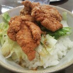 金丸本店 - から揚げ丼❗