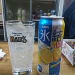 伊勢屋酒店 - 氷結レモンロング。