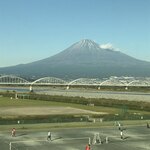 家系ラーメン 稲葉家 - 追加：帰路の新幹線の車窓から