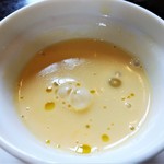 サラマンジェ・ヒロ - ランチ共通　コーンスープ