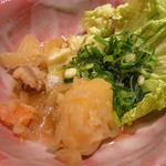 鶏匠舞 佐平 - 鳥じゃが煮（食べさし）