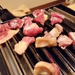 とりやき八 - 料理写真:地鶏もも焼き。