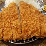 かつグルメ - 料理写真:特大ロースカツ(240g)【1,260円税別】