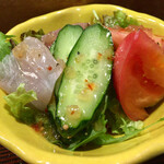 蛇の目寿司 - カルパッチョ風サラダ