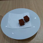 Pario gawaken megurotensarondote - サービスの生チョコ