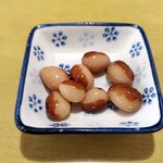 らーめん森や。 - お通しの虎豆