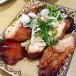 らーめん森や。 - 吊るし焼き鶏チャーシューのゆずこしよう焼き