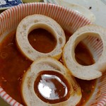 らーめん森や。 - どっちですか-スープ割・車麩増し