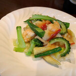 中国菜 秀 - （2019年9月中旬）
      海の幸三種と野菜のうす塩炒め