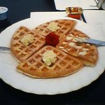 茶房こもん - バターワッフルセット 