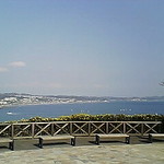 LONCAFE 江ノ島本店 - お店からの景色。天気が良くて最高でした。