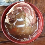 活魚 ふじ - カニの味噌汁