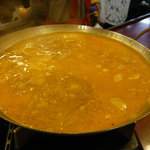 金国 - 春雨のカレー鍋。他の客が食べていたのが羨ましくて注文。