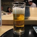 おたる政寿司 本店 - 生ビール