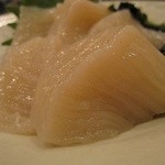 おたる政寿司 - 帆立の刺身