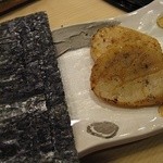 おたる政寿司 - 帆立の磯部焼き