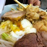 らーめん 蓮 - まぜそばの半熟卵