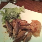 豆あじのから揚げ　スパイス風味