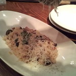 ボルチーニ茸としめじのパルメザンリゾット