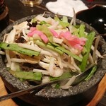 Yakitori Marukin - 石焼もやし炒め(ちゃんぽん)    580円