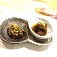 ちょこっと寿し 別邸 - ・もずく酢、アボカドの？