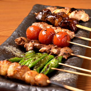 Enjoy authentic yakitori grilled with expert craftsmanship!