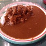 Jipangu - 日替わりカレー(チキンカツ)インドカレー辛口(ご飯大盛)