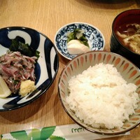 新宿割烹 中嶋 - いわし刺身定食