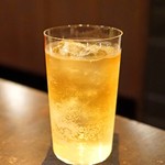 Mikaduki - JOHNNIE WALKER BLACK のダブルのハイボール　　１杯目