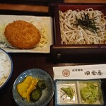 田舎屋 - ざるそば定食