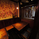 もつ鍋 えびす - 半個室(4番5番)６〜7名可能席