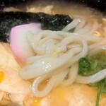 べん天うどん - 少し細目のもちっと麺