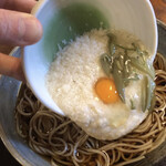 高橋家 - 冷やしとろろ蕎麦￥1000