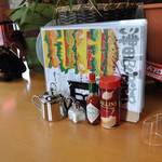 サンテリア - テーブルの上の様子