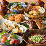 Sumibi Shuzou Kita - 【宴会特別コース】毎日入荷の旬お造り＆牛たたきなど旬味とお肉充実の全9品