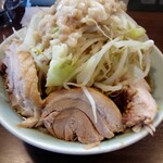 かじろうramen7 - ラーメン小野菜まし、あぶら増し増し　750円