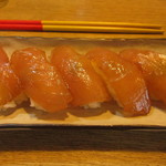 元祖大東ソバ - 大東寿司5貫