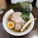 中華そば うお青 - 上中華(醤油)