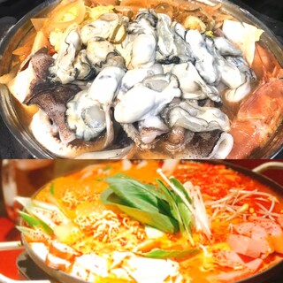 焼肉 瑞園 - 牡蠣まみれ韓国海鮮鍋or プデチゲ&焼肉のカジュアルコース