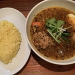 イエロースパイス - ひき肉納豆　スープ(黄) 