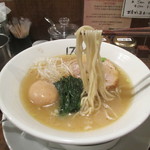 175°deno担担麺 - 白湯醤油ラーメン（麺）