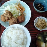 Ichimura - 鶏唐揚げ定食　850円