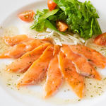 salmon carpaccio