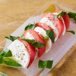 Tomato and mozzarella caprese