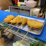 Kankoku Teishokuya Ninjin - さつまいも、ちくわ、豚串、牛串、タマネギ