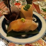 日本料理 たかむら - 平目　玉葱丸ごと