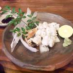 居魚家 ぎんた - アナゴの焼きしゃぶ（ホントは七輪で）